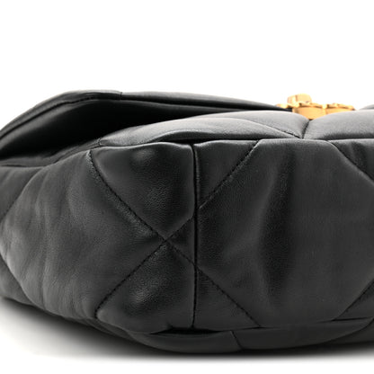 Chanel Lambskin Quilted Medium Chanel 19 Flap Black 16 of 21