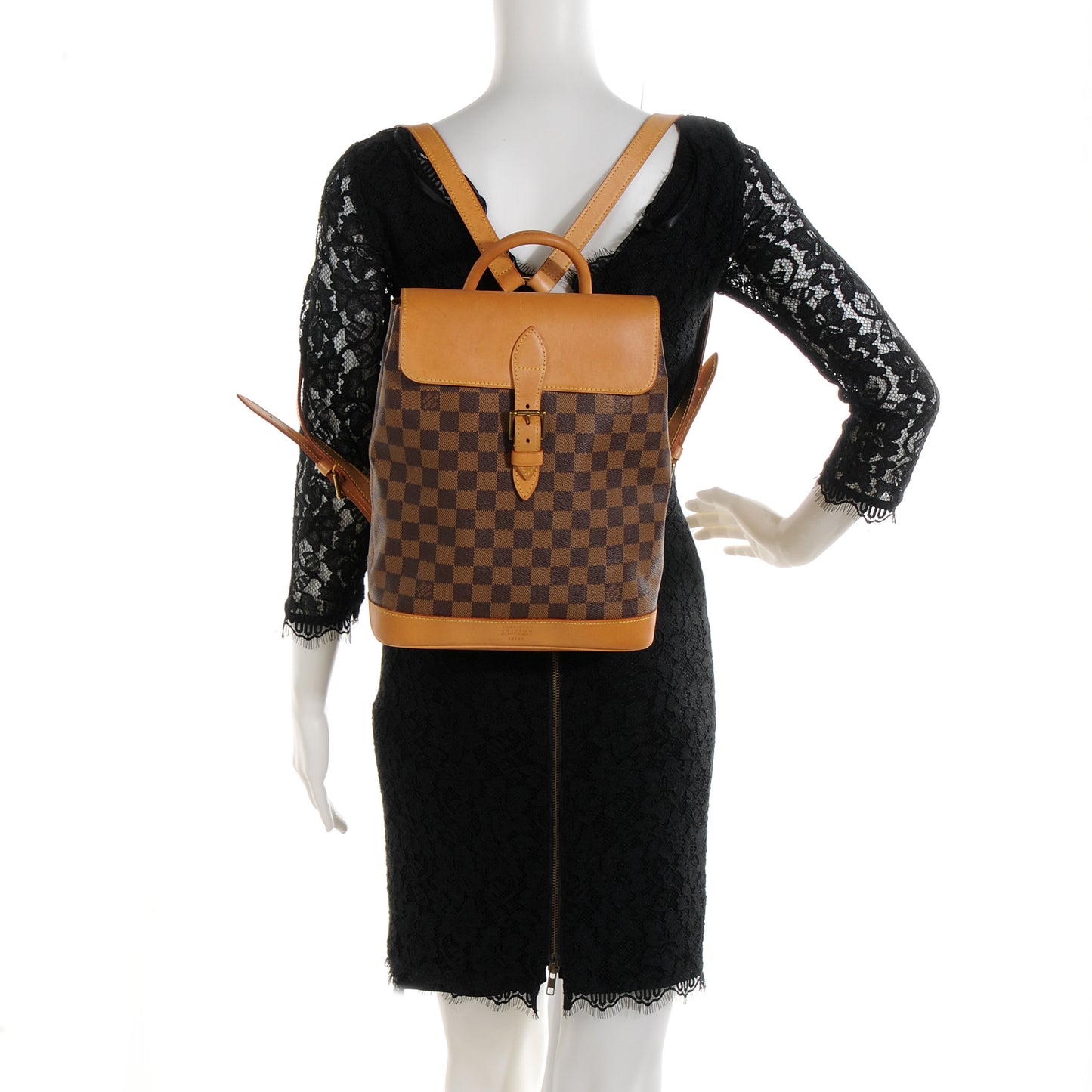 Damier Ebene Centenaire Soho Backpack