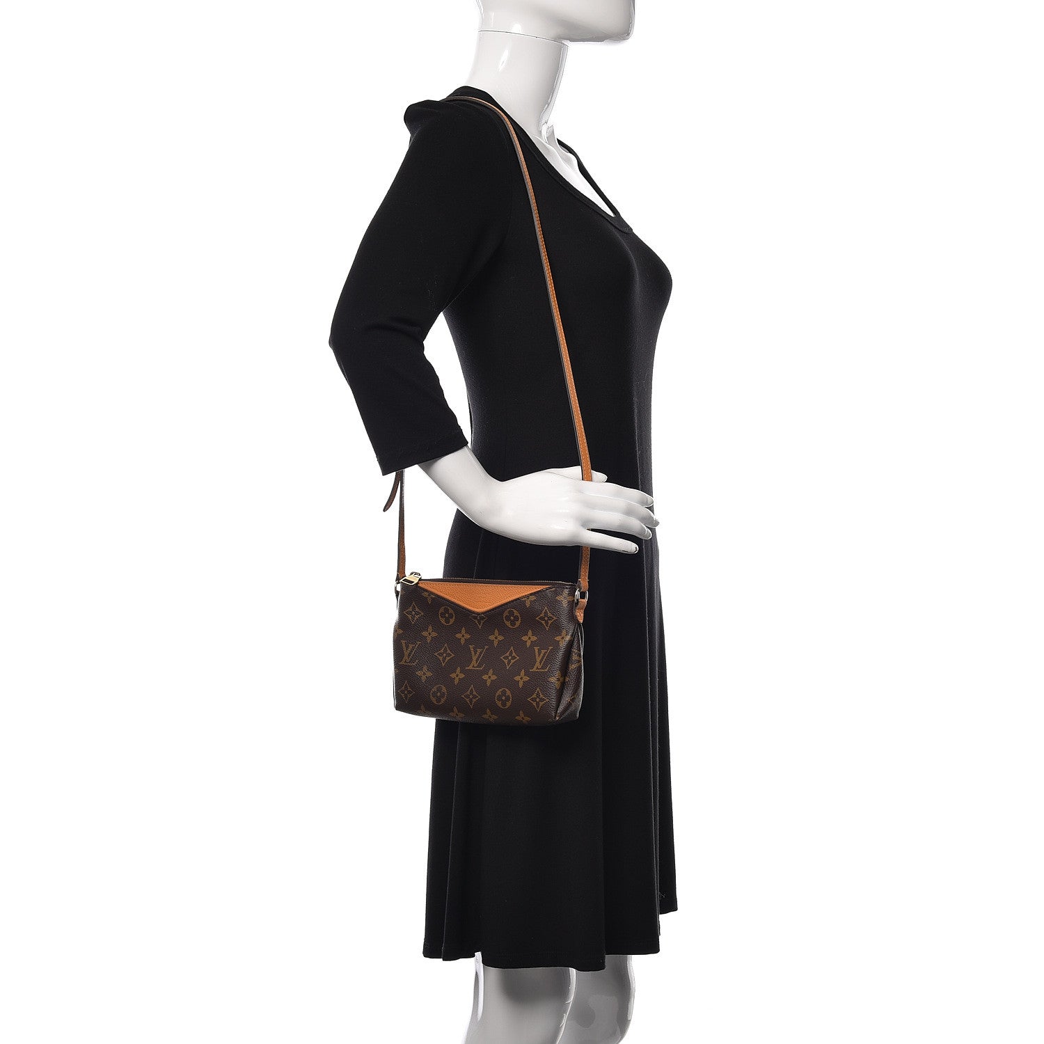 Louis Vuitton Monogram Pallas Crossbody Safran 2 of 9