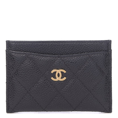 Chanel Caviar Quilted Card Holder Black 1 of 8