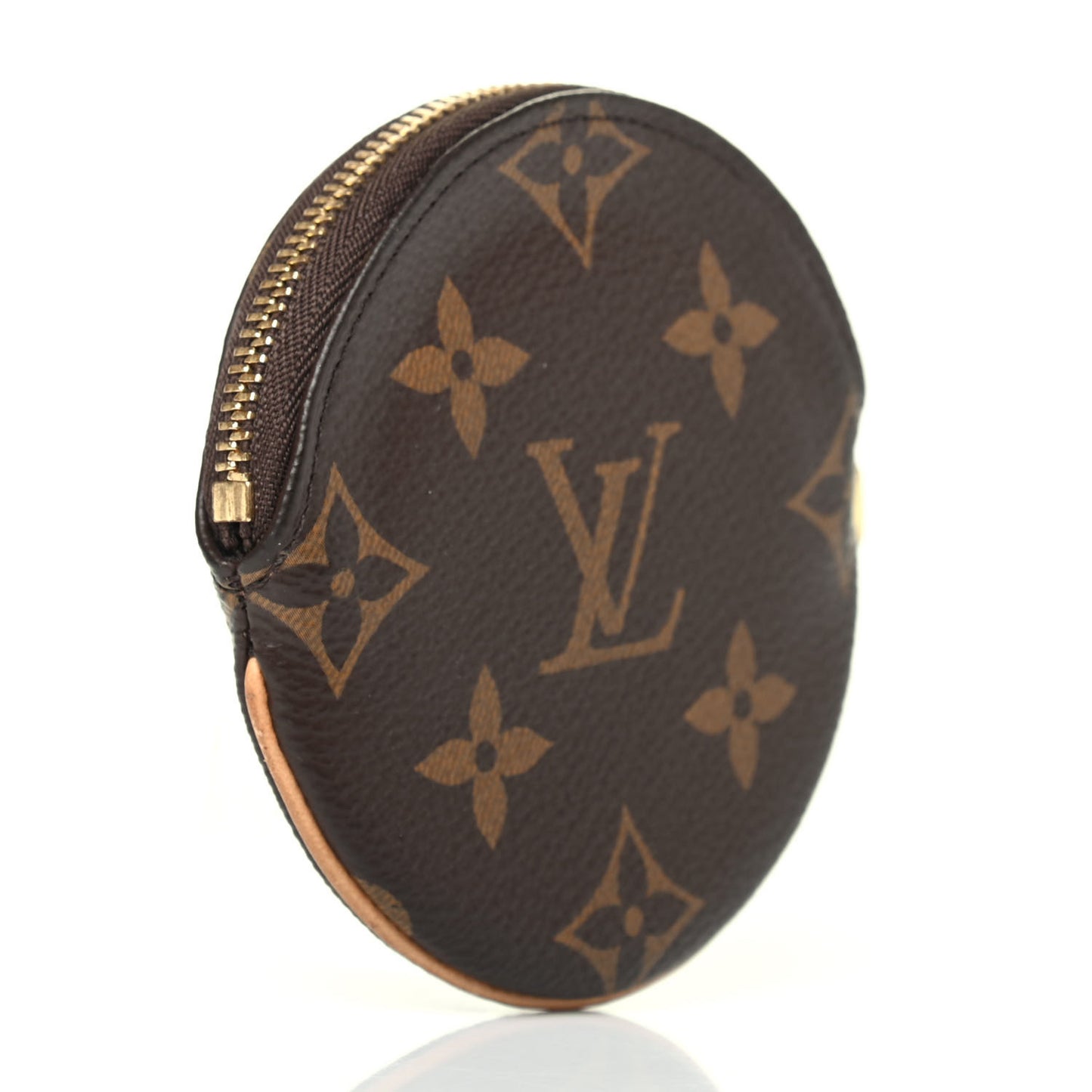 Monogram Round Coin Purse