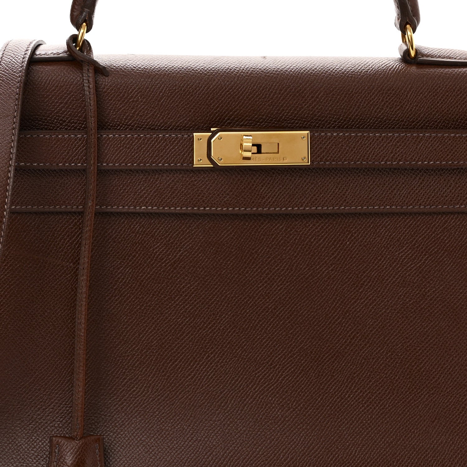 Hermes Courchevel Kelly Sellier 32 Noisette 8 of 12