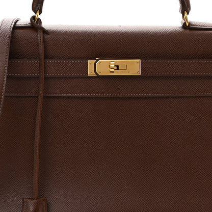 Hermes Courchevel Kelly Sellier 32 Noisette 8 of 12