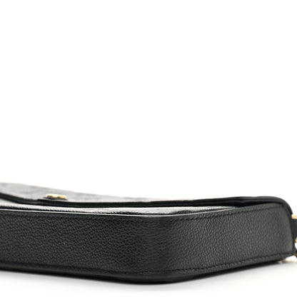 Louis Vuitton Empreinte Pochette Felicie Chain Wallet Black 10 of 12