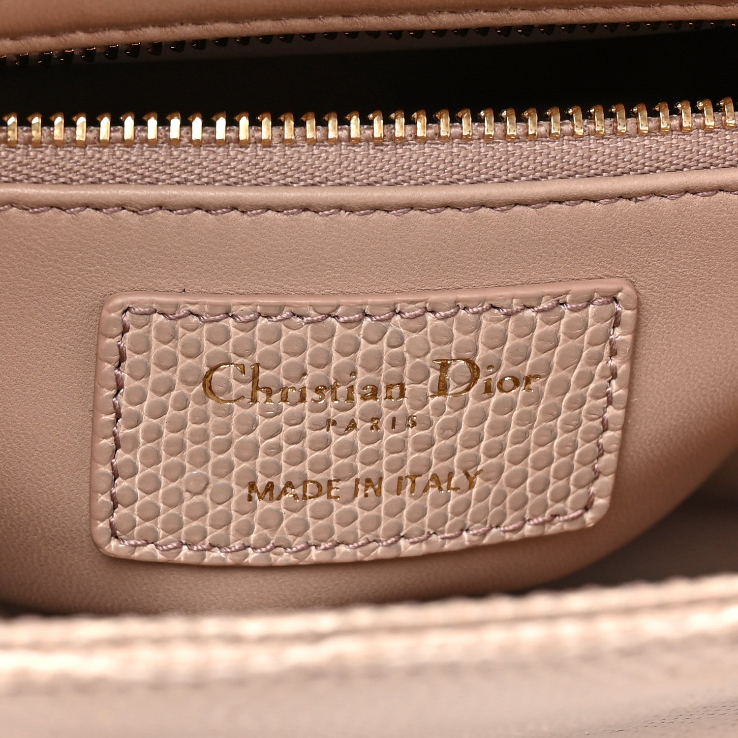 Christian Dior Lizard Small Lady Dior Beige 6 of 10