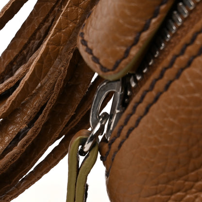 Chanel Calfskin Tassel Bowler Light Brown 11 of 14