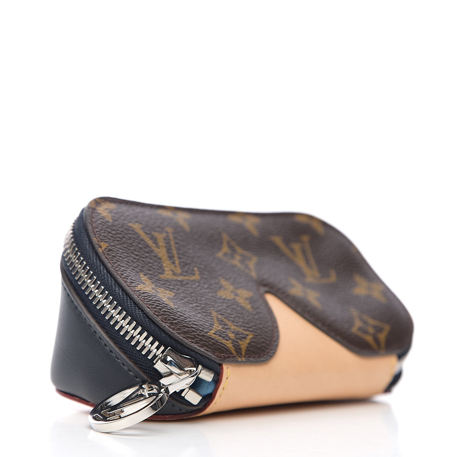 Louis Vuitton Monogram Emilie Zippered Sunglasses Case Navy 3 of 6