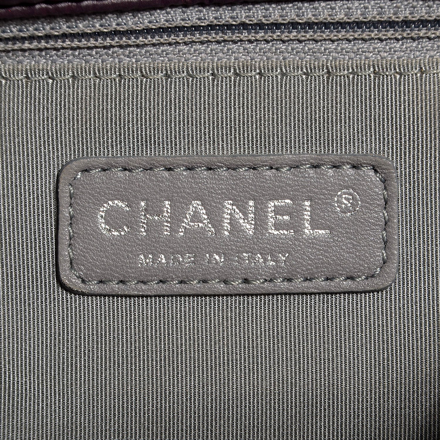 Chanel Nylon Quilted Tweed on Stitch Medium Bubble Flap Purple 8 of 9