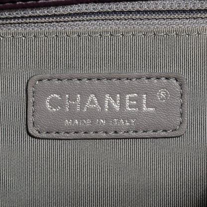 Chanel Nylon Quilted Tweed on Stitch Medium Bubble Flap Purple 8 of 9