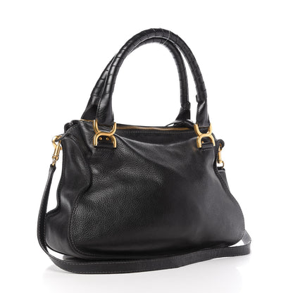 Chloe Calfskin Medium Marcie Satchel Black 3 of 11