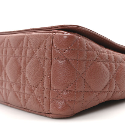 Christian Dior Calfskin Cannage Medium Caro Bag Rust 10 of 10