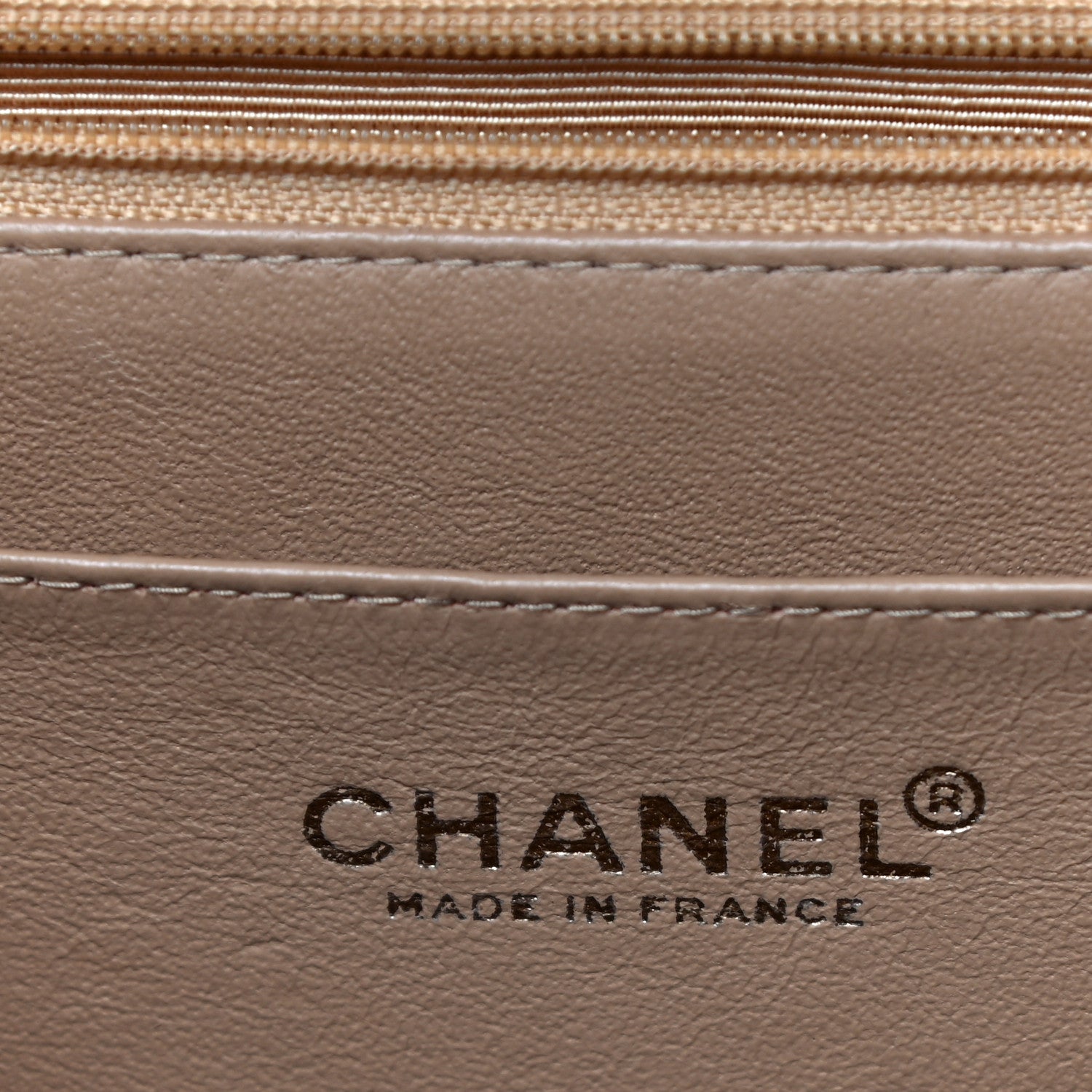 Chanel Caviar Quilted Jumbo Single Flap Beige 6 of 10