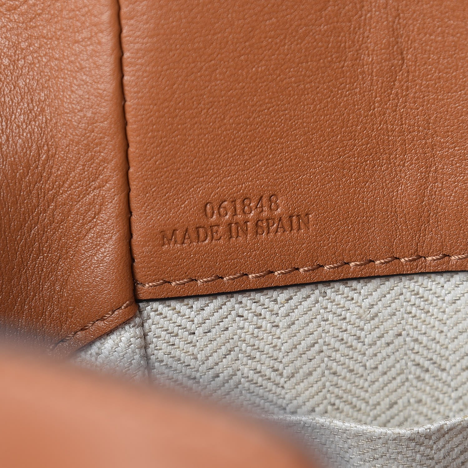 Loewe Calfskin Mini Hammock Shoulder Bag Tan 6 of 9