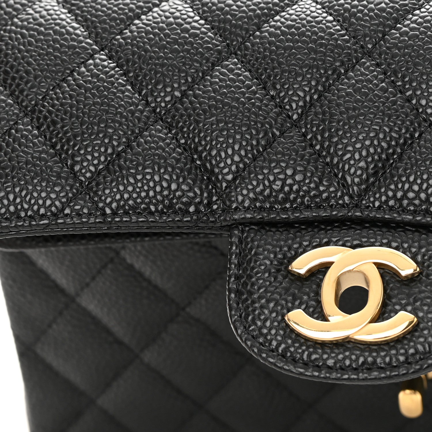 Chanel Caviar Quilted Small Double Flap Black 13 of 17
