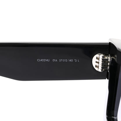 Celine Acetate Monochroms Square Sunglasses CL40214U Black 6 of 6