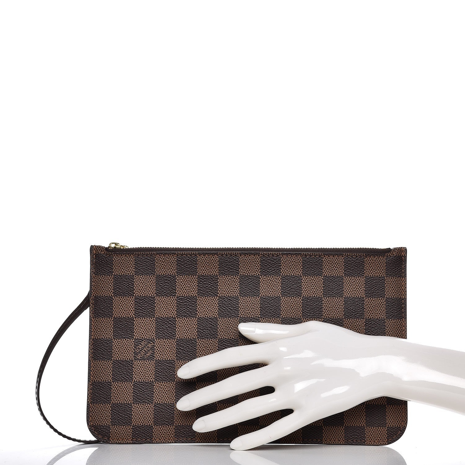 Louis Vuitton Damier Ebene Neverfull MM GM Pochette 2 of 7