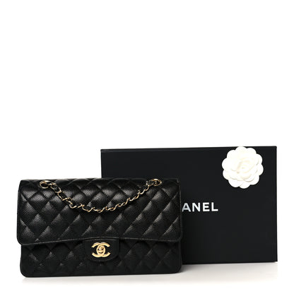 Chanel Caviar Quilted Medium Double Flap Black 12 of 12