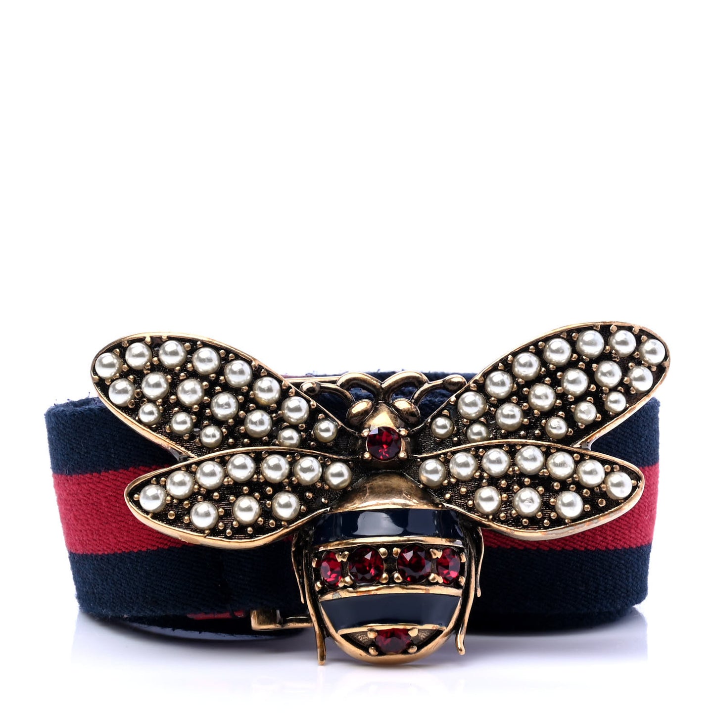 Web Queen Margaret Bee Belt 110 44 Red Navy