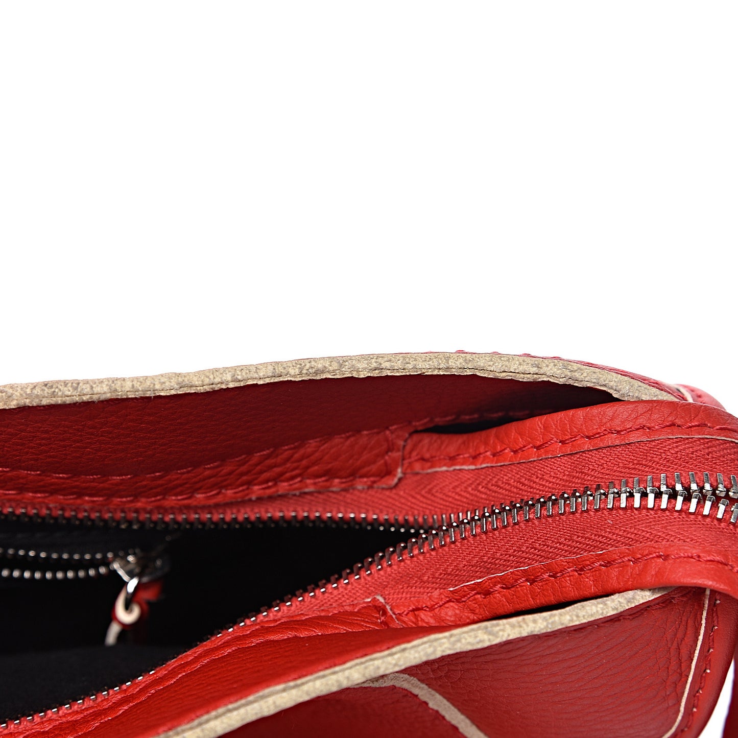 Supple Grained Calfskin Classic Silver Hardware Highlight City Rouge Fraise