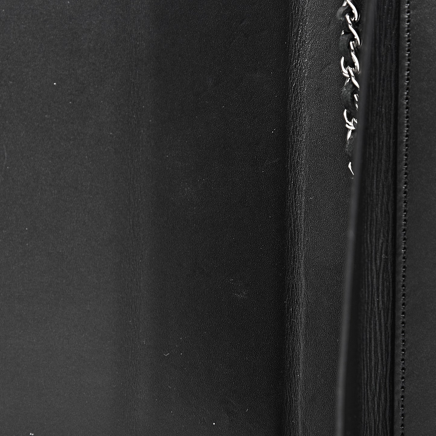 Iridescent Caviar Quilted Crossbody iPad Holder Black