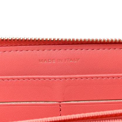 Chanel Caviar Quilted Large Gusset Zip Around Wallet Pink 7 of 13