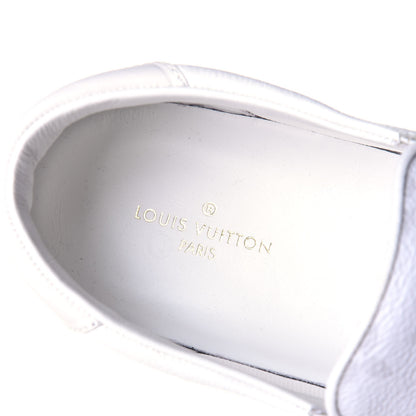 Louis Vuitton Monogram Mens Trocadero Slip On Sneakers 8 White 8 of 9