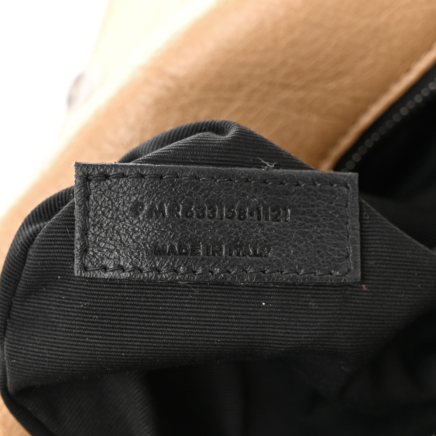 Saint Laurent Crinkled Calfskin Matelasse Monogram Medium Niki Chain Satchel Natural 7 of 13