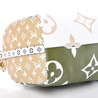 Louis Vuitton Monogram Giant Speedy Bandouliere 30 Kaki Beige 7 of 9