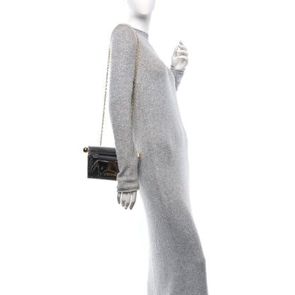 Jacquemus Metallic Patent Calfskin La Pochette Rond Carre Bag Silver 2 of 10