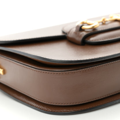 Gucci Azalea Calfskin Horsebit 1955 Shoulder Bag Brown Sugar 9 of 10