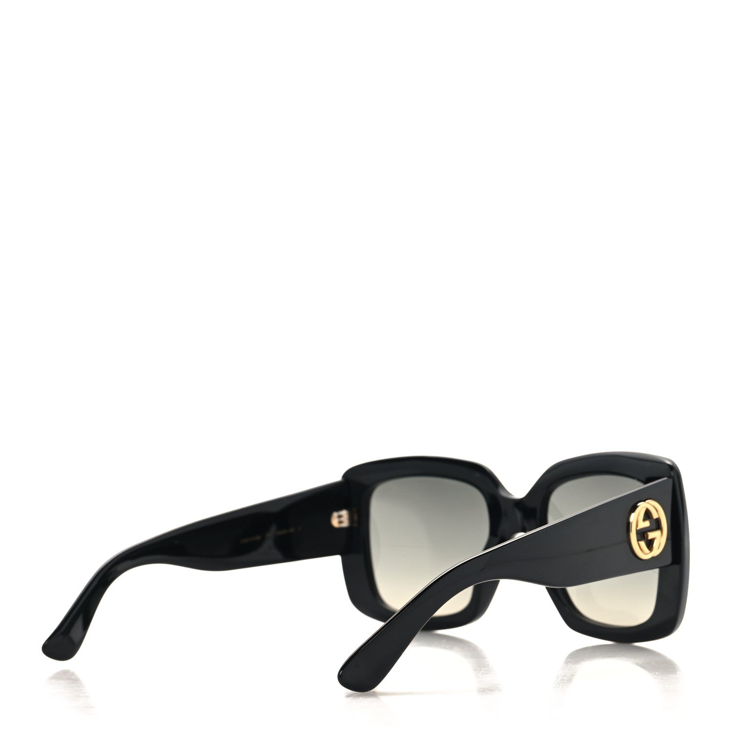 Gucci Acetate Square Frame Sunglasses GG0141SN Black 4 of 7