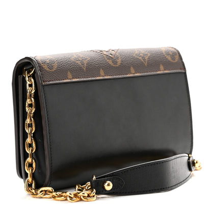 Louis Vuitton Veau Satin Monogram Twist Chain Wallet 3 of 9