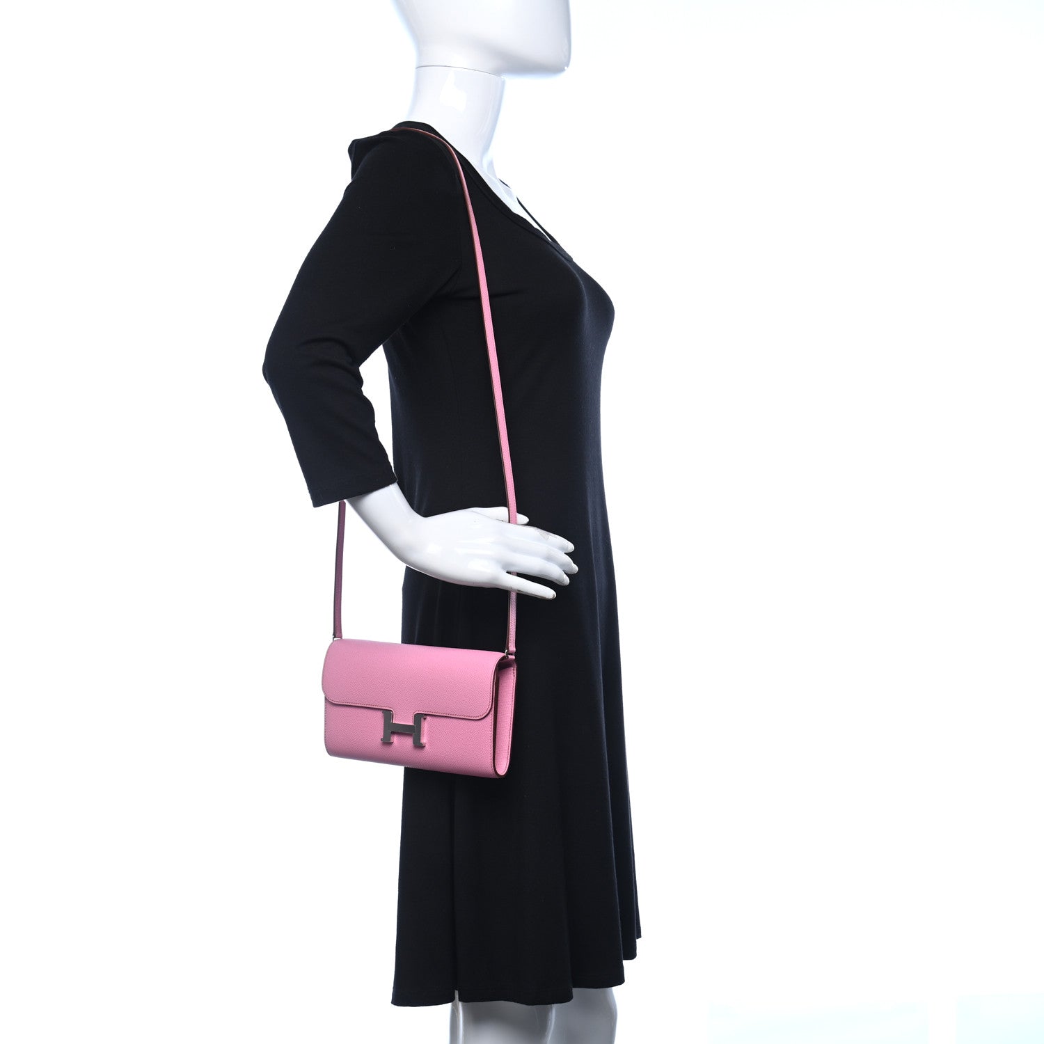 Hermes Epsom Constance Wallet To Go 5P Pink 2 of 8