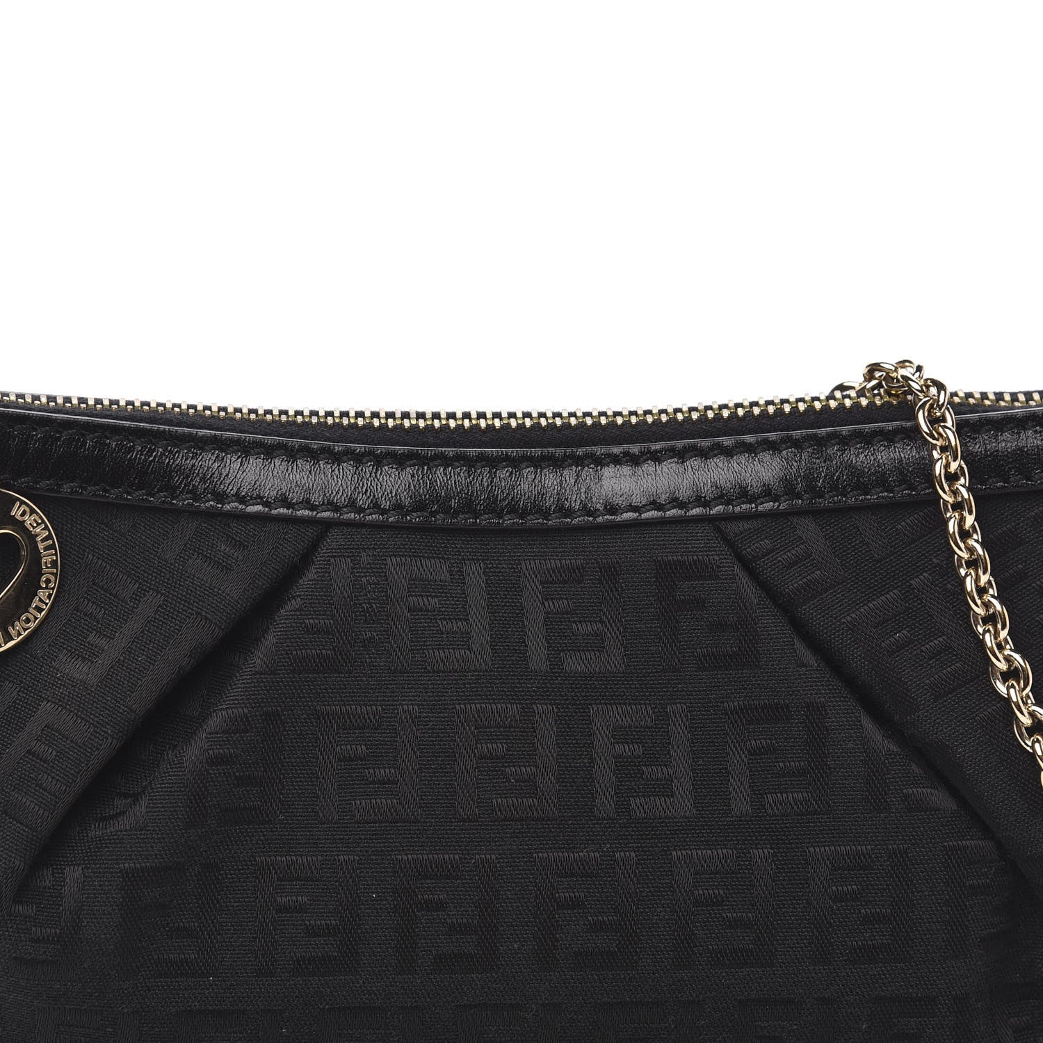 Fendi Zucchino Pochette Black 10 of 10