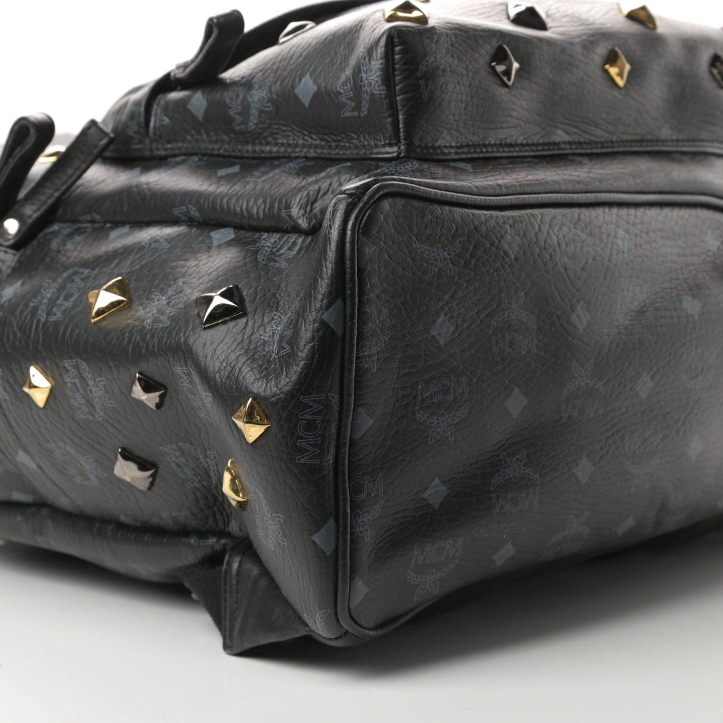 Visetos Medium Studded Stark Backpack Black