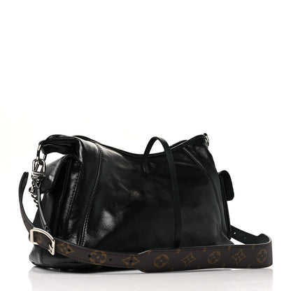 Louis Vuitton Lambskin CarryAll Cargo Vibe PM Black 3 of 9