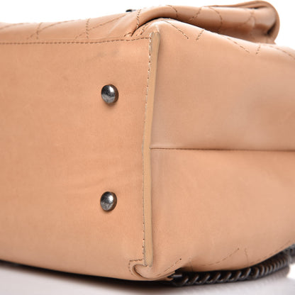 Chanel Calfskin Stitched Medium Urban Luxury Drawstring Backpack Beige 9 of 9