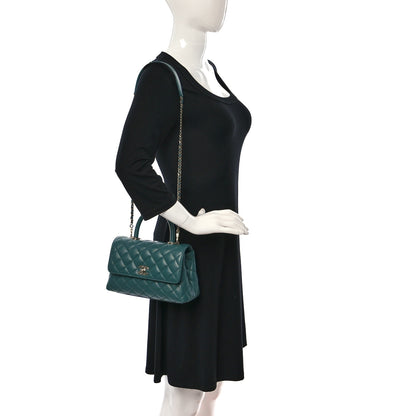 Chanel Caviar Quilted Mini Coco Handle Flap Green 2 of 10