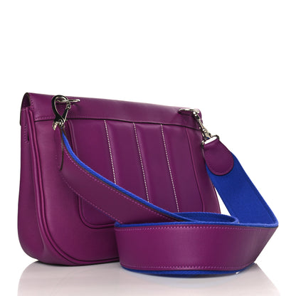 Hermes Swift Sac Berline 28 Anemone Bleu Electrique 3 of 9