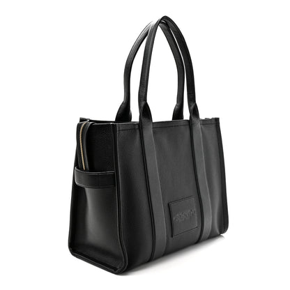 Marc Jacobs Grained Calfskin Large The Tote Bag Black 3 of 9