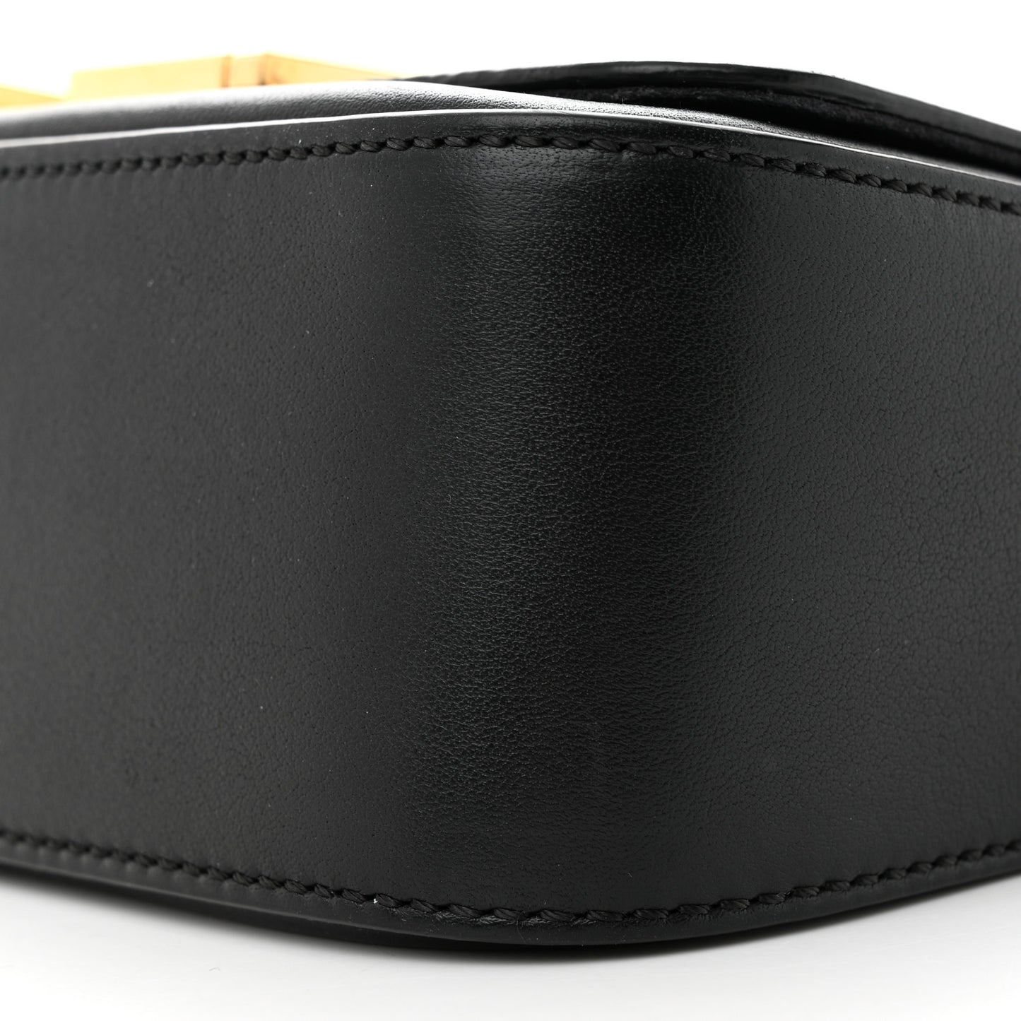Vitello Dolce 3Baguette Shoulder Bag Black