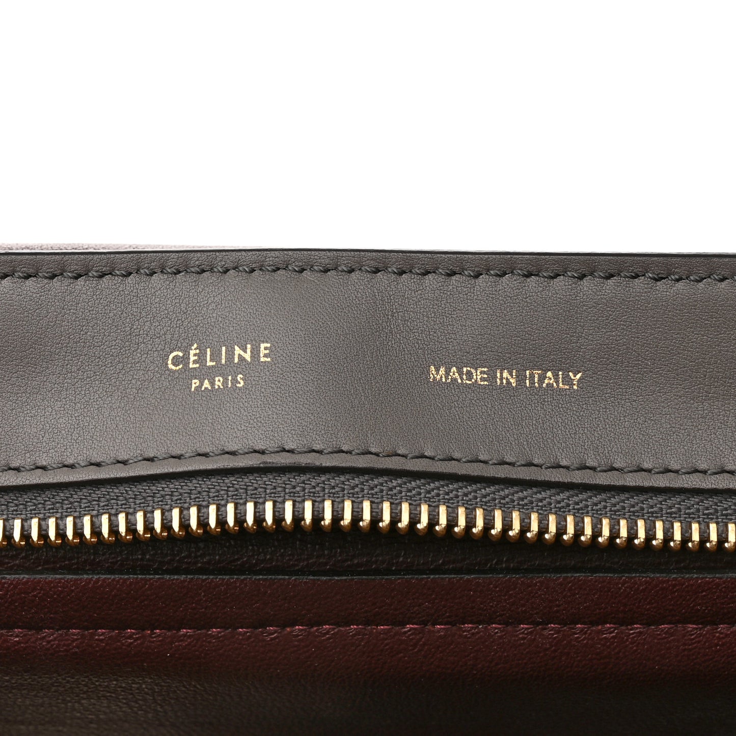 Crocodile Embossed Calfskin Suede Large Trapeze Grey