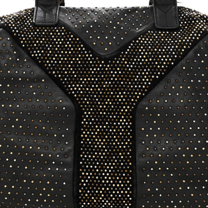 Saint Laurent Calfskin Rock Studded Easy Sac Black 8 of 24