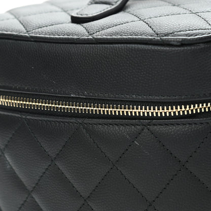 Chanel Caviar Quilted Large Vanity Pouch Black 9 of 9