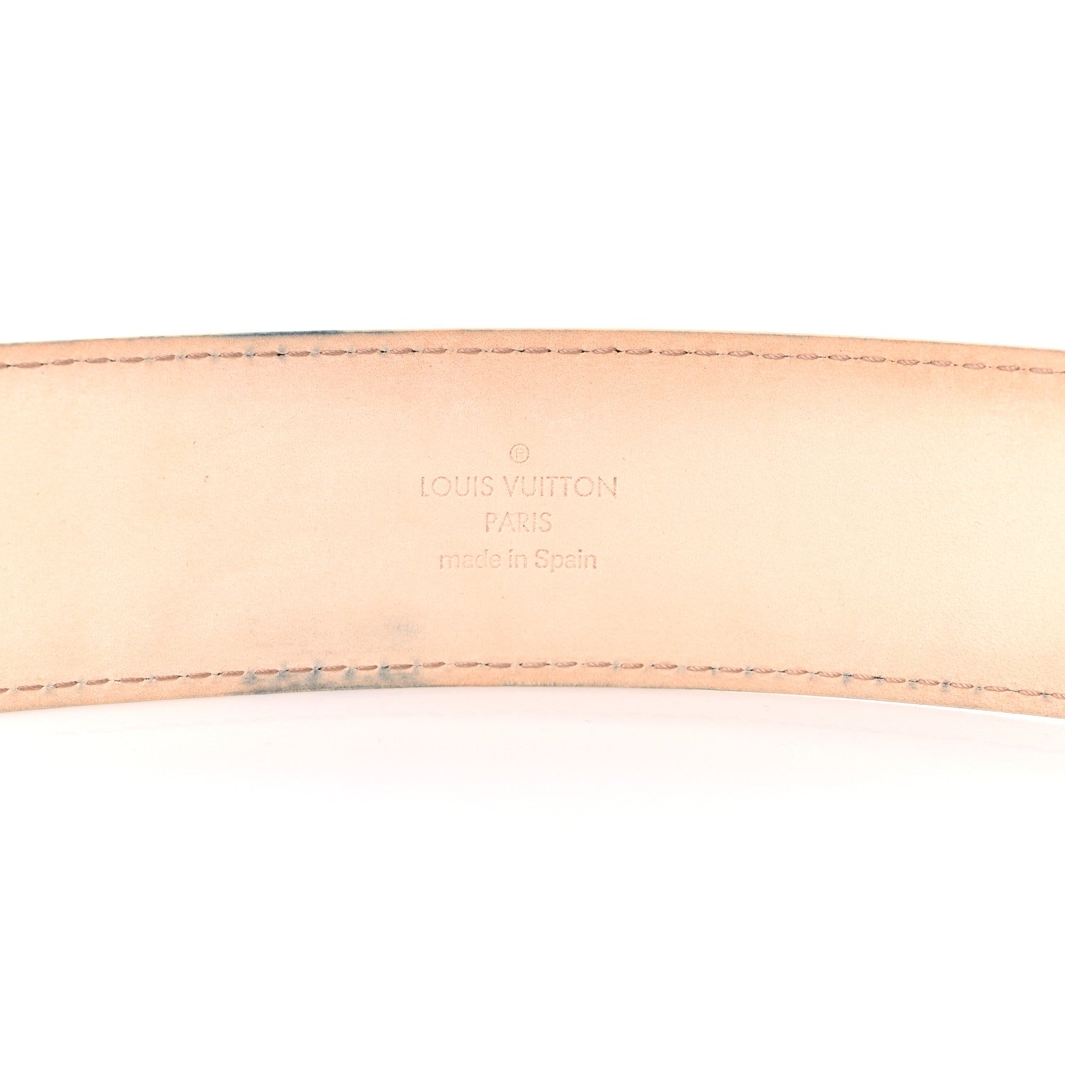 Louis Vuitton Damier Azur 40mm LV Initiales Belt 95 38 3 of 7