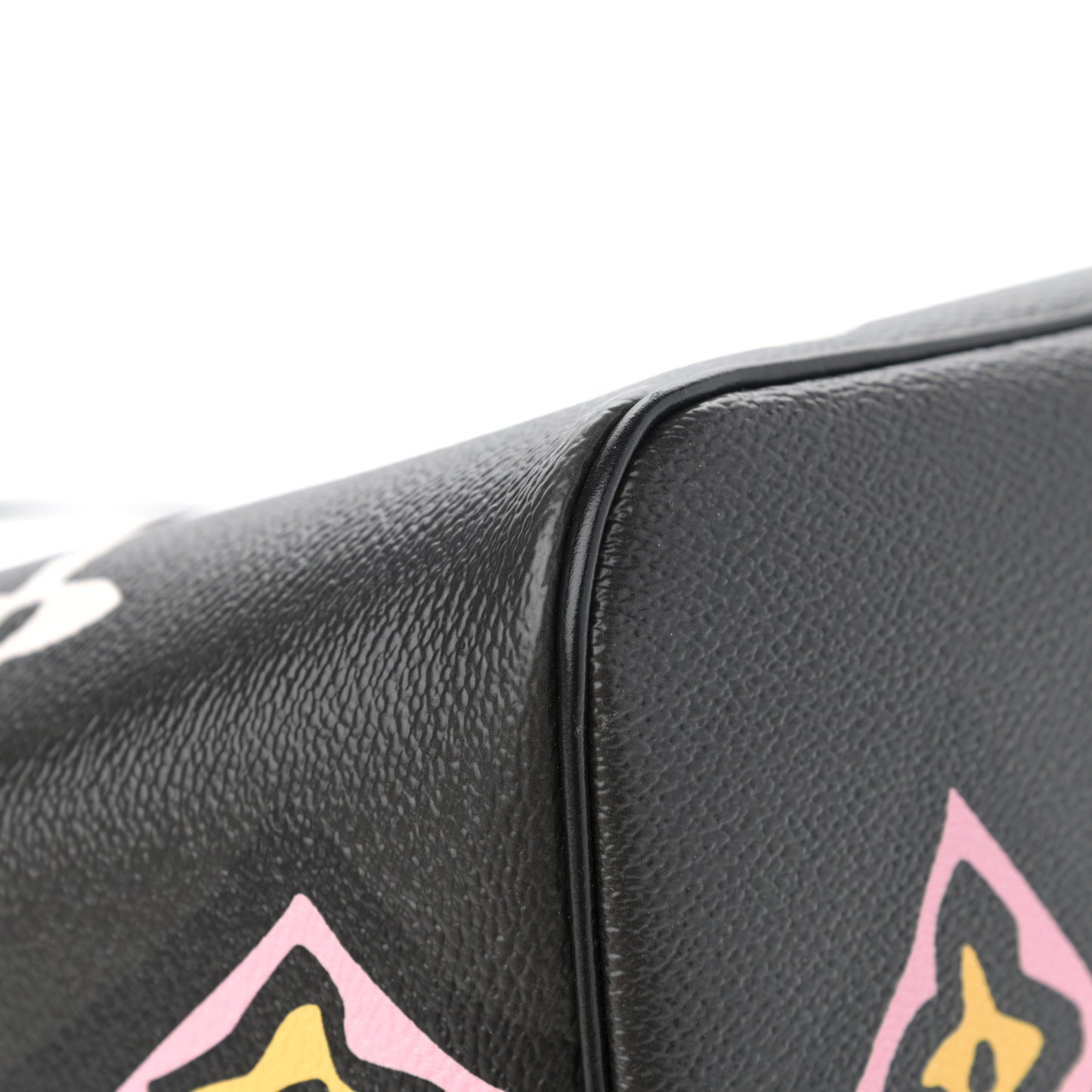 Monogram Giant Wild At Heart Neverfull MM Black