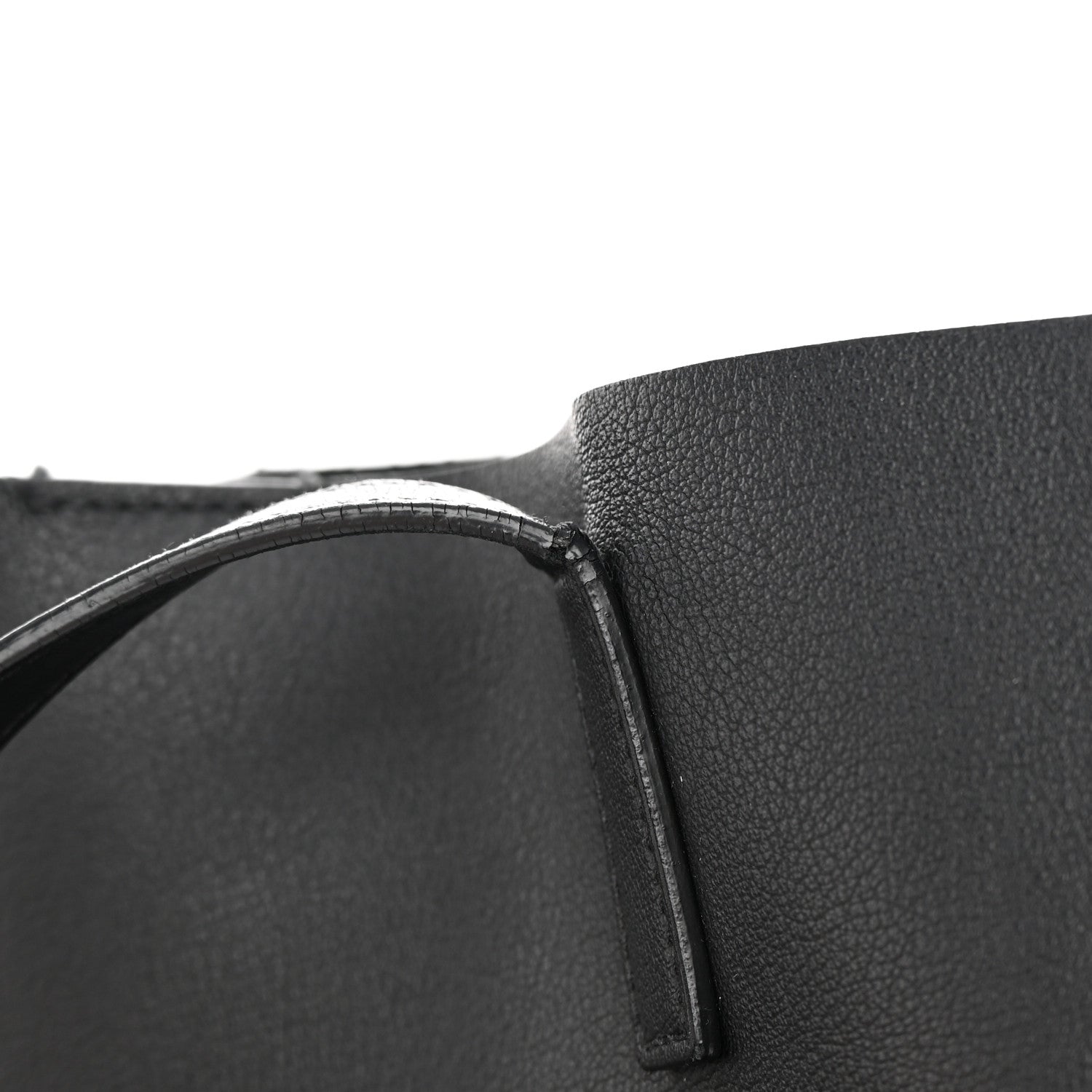 Saint Laurent Calfskin Large Shopping Tote Black 17 of 20