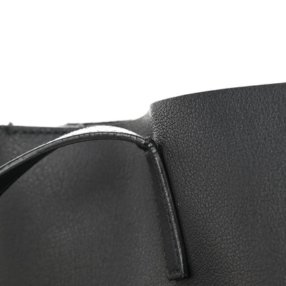 Saint Laurent Calfskin Large Shopping Tote Black 17 of 20