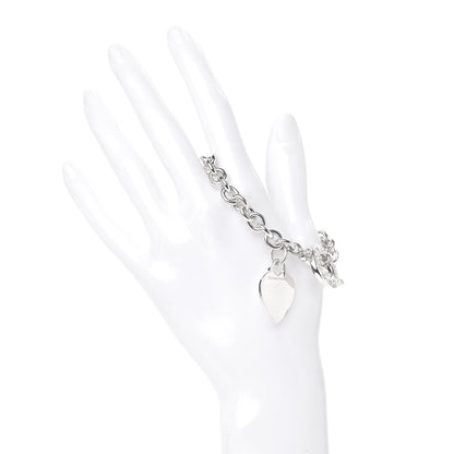 Tiffany Sterling Silver Heart Tag Toggle Bracelet 2 of 4
