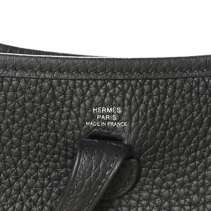 Hermes Taurillon Clemence Evelyne TPM Black 6 of 11
